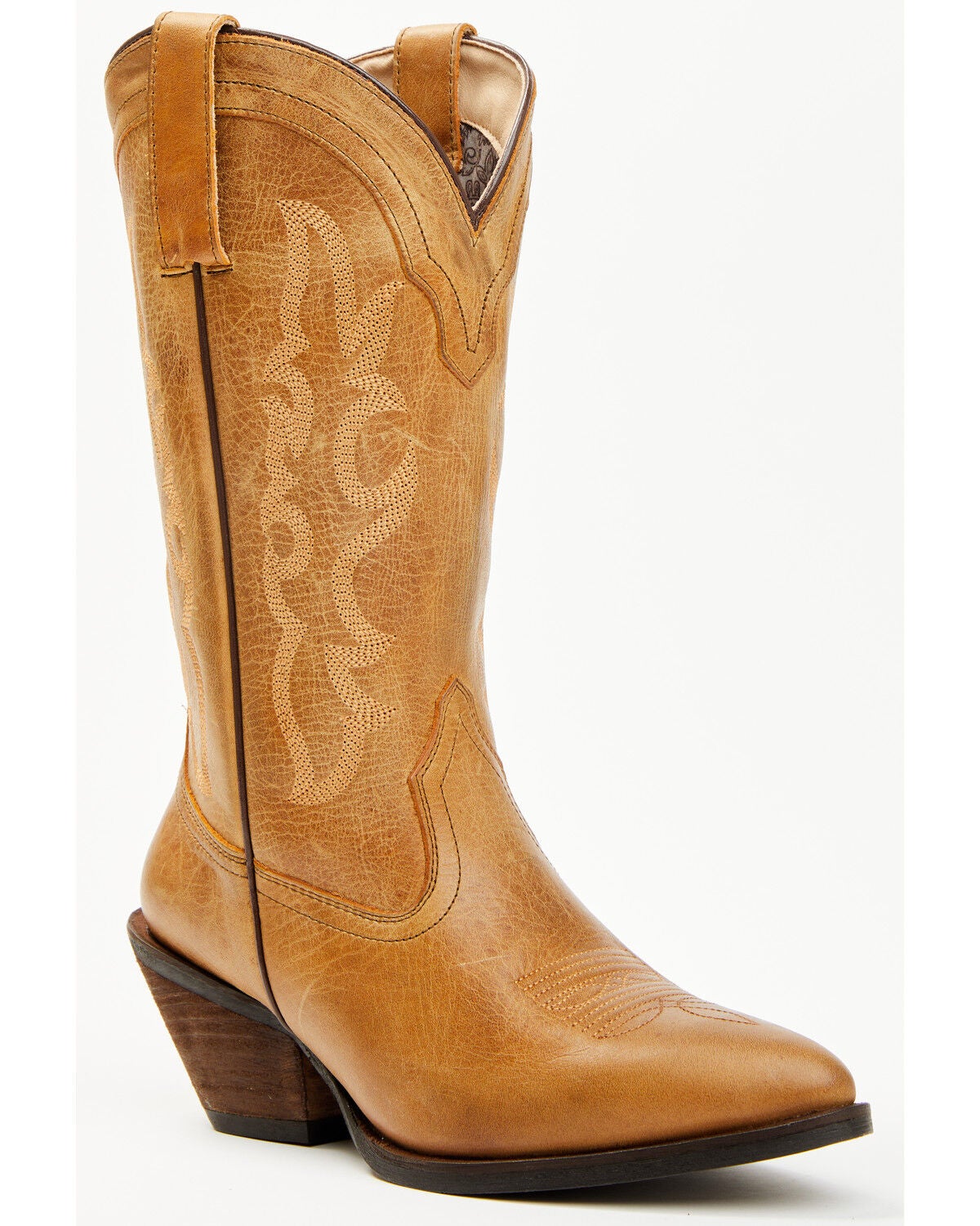 Shyanne Women's Dolly Western Boots - Round Toe, Tan, hi-res