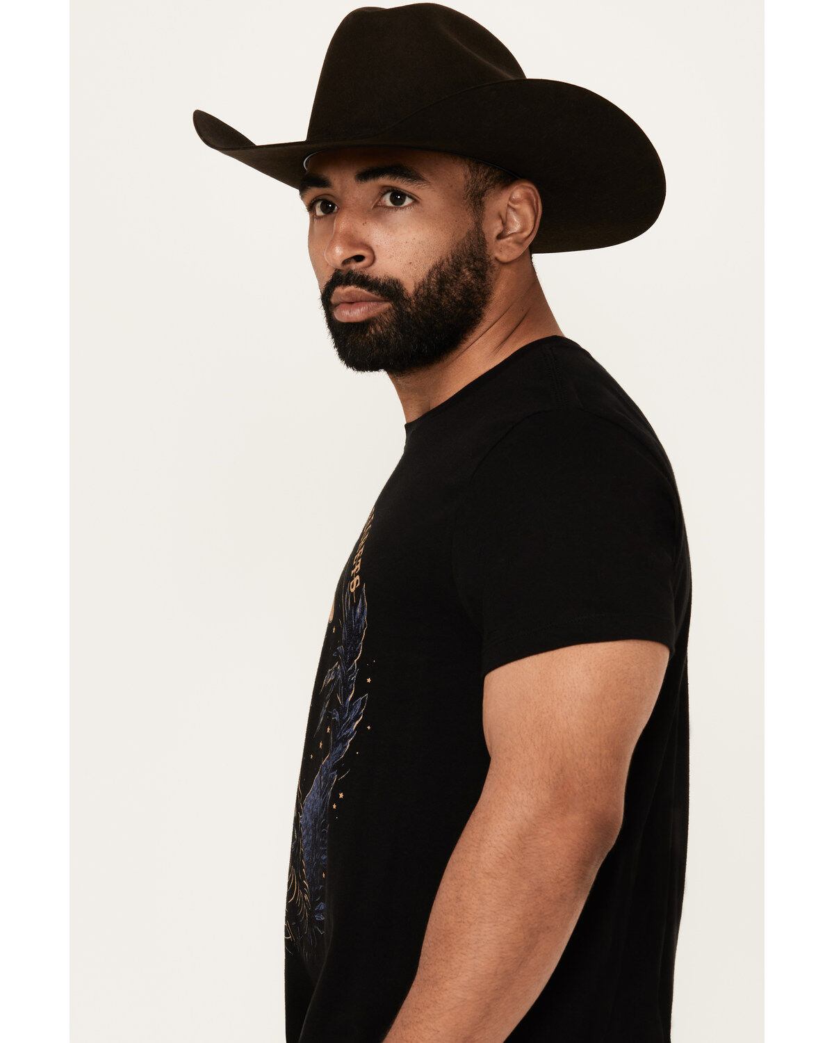 Image #2 - Cody James Men's No Regrets Cowboy Short Sleeve Graphic T-Shirt, Black, hi-res