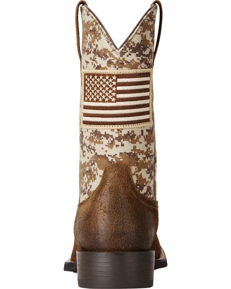 Ariat Men S Camo Patriot Western Boots Boot Barn