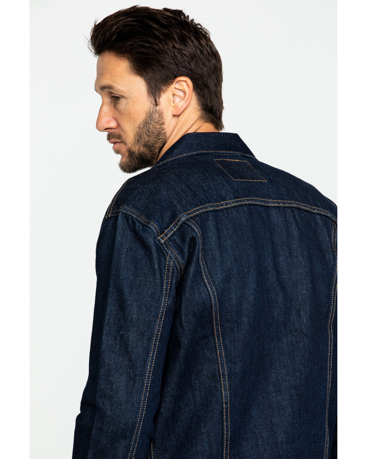 indigo trucker jacket