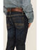 Image #2 - Cody James Boys' Sheridan Dark Wash Mid Rise Stretch Slim Straight Jeans - Sizes 4-8, , hi-res