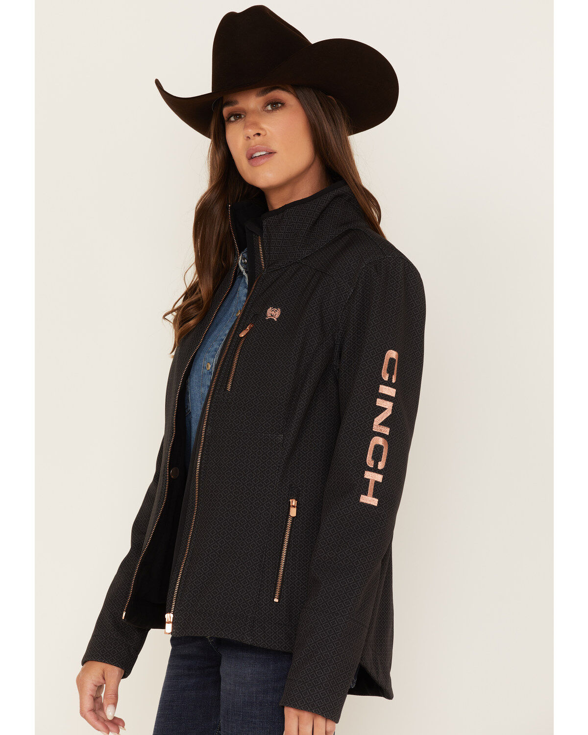 Cinch Women's Solid Pattern Storm 