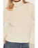 Image #2 - Shyanne Women's Solid Bell Sleeve Turtleneck Sweater, Natural, hi-res