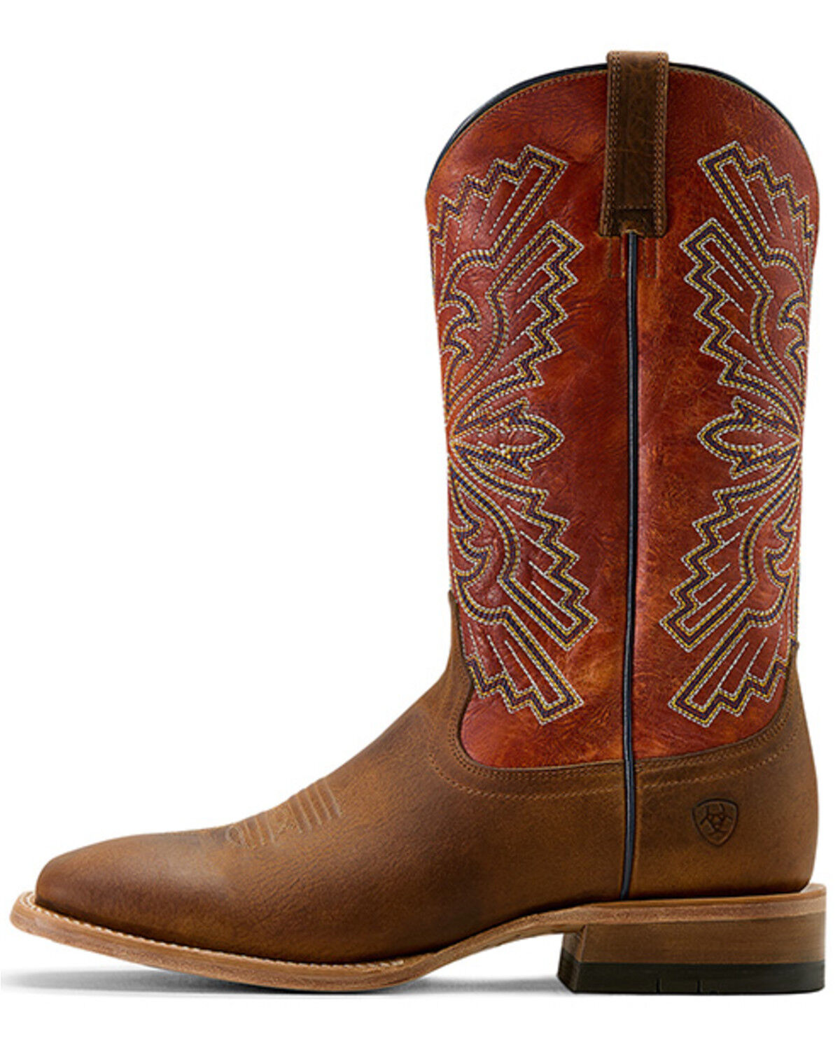 Image #2 - Ariat Men's Sting Western Boots - Broad Square Toe, Tan, hi-res