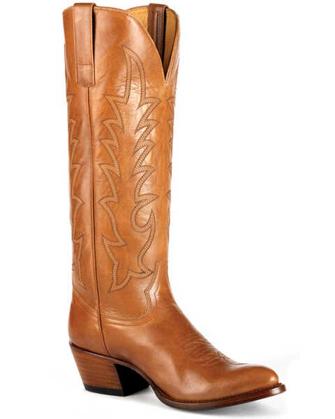 Image #1 - Macie Bean Women's Elle On Wheels Western Boots - Pointed Toe , Tan, hi-res