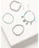 Image #1 - Shyanne Women's Charm Bracelet Set - 4 Piece, Silver, hi-res
