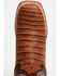 Image #6 - Tanner Mark Women's Caiman Print Western Boots - Broad Square Toe, Blue, hi-res