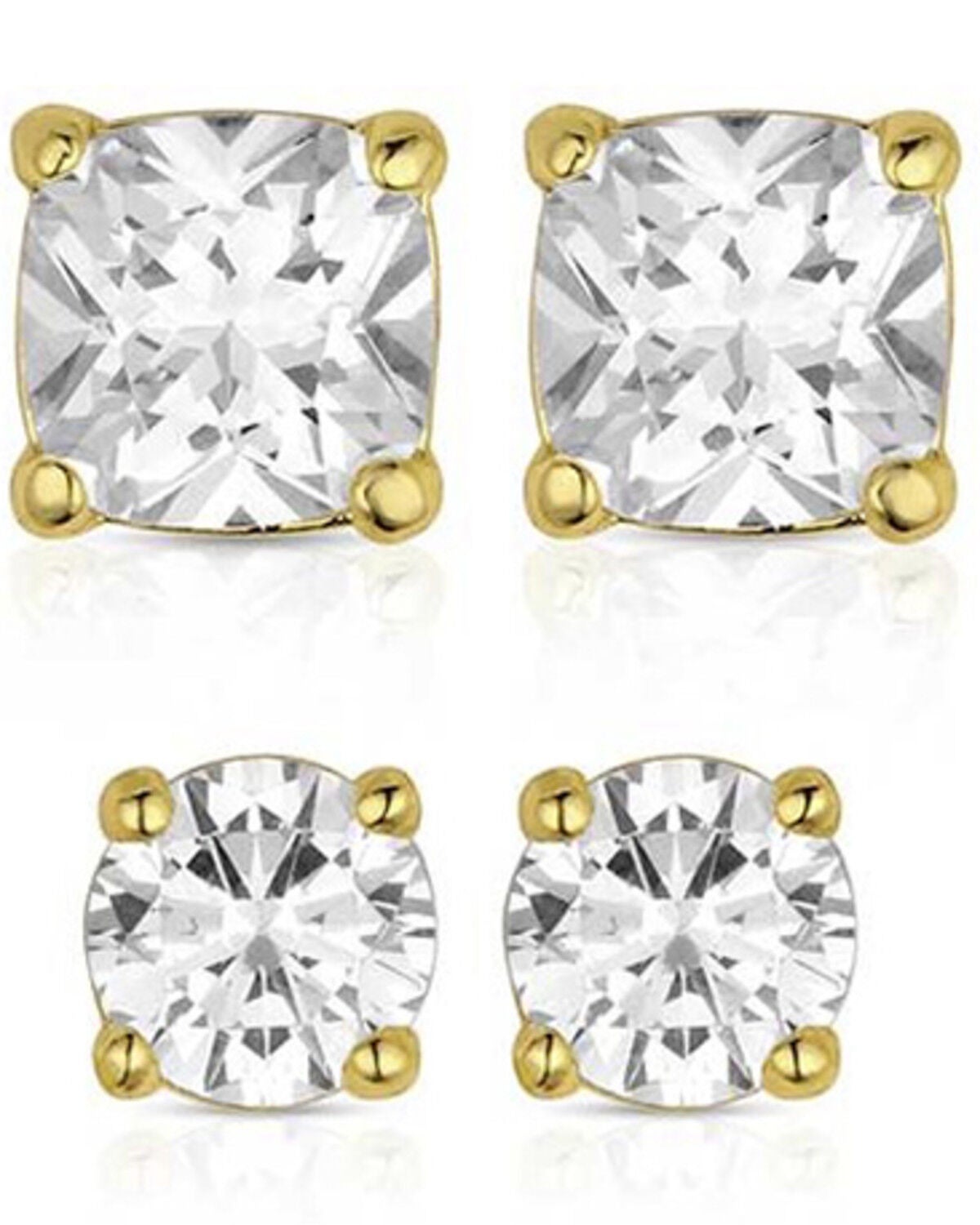 Montana Silversmiths Women's Big Sky Sparkle Earring Set - 4 Piece, Silver, hi-res