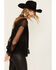 Image #2 - Wonderwest Women's Lace Sheer Sleeve Button Blouse, , hi-res
