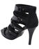Milwaukee Performance Women's Ankle Strap Stiletto Sandals, Black, hi-res