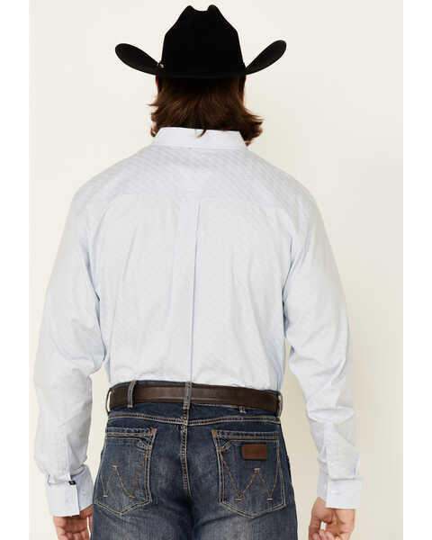 Image #4 - Cody James Core Men's Escalate Geo Print Long Sleeve Button-Down Western Shirt  , , hi-res