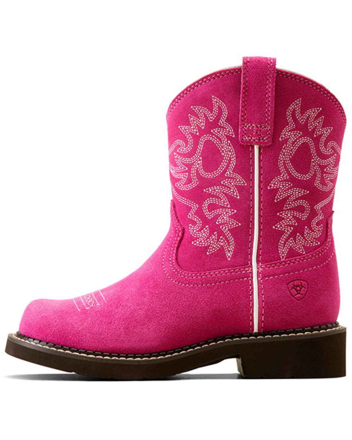 Image #2 - Ariat Girls' Fatbaby Western Boots - Round Toe, Hot Pink, hi-res