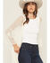 Image #2 - Shyanne Women's Embroidered Mesh Shawl, Cream, hi-res