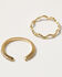 Image #4 - Shyanne Women's Gold Heart Rhinestone Ring Set - 6 Piece, Gold, hi-res