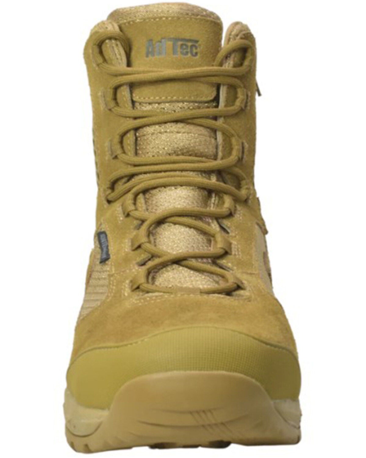 Image #4 - AdTec Men's 8" Waterproof Tactical Work Boots - Round Toe, Beige, hi-res