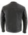 Image #5 - Milwaukee Leather Men's 3X Vented Scooter Zip-Front CoolTec Leather Jacket - Big, Black, hi-res
