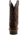 Dan Post Men's Alamosa Hand Ostrich Quill Western Boots - Broad Square Toe, Brown, hi-res