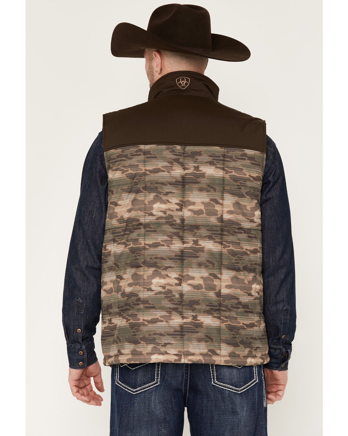 Image #4 - Ariat Men's Crius Concealed Carry Insulated Vest - Big, Camouflage, hi-res