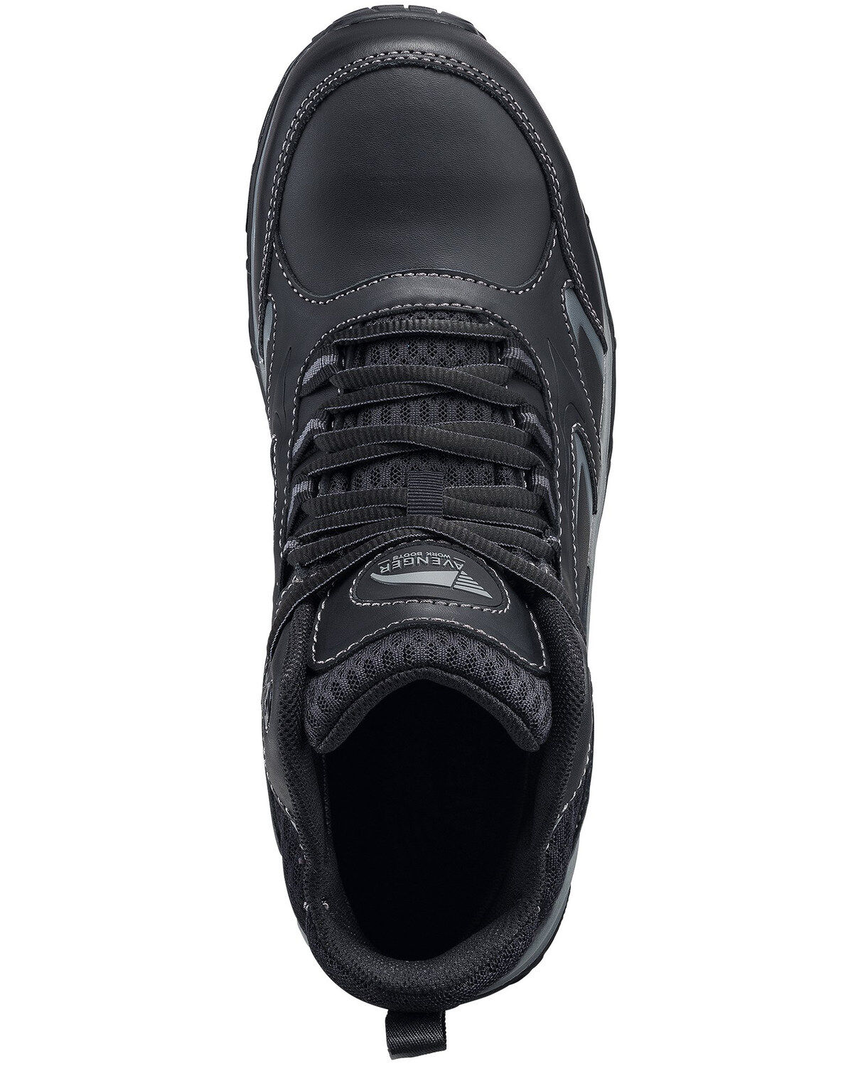 Image #6 - Avenger Men's Thresher Waterproof Work Shoes - Alloy Toe, Black, hi-res