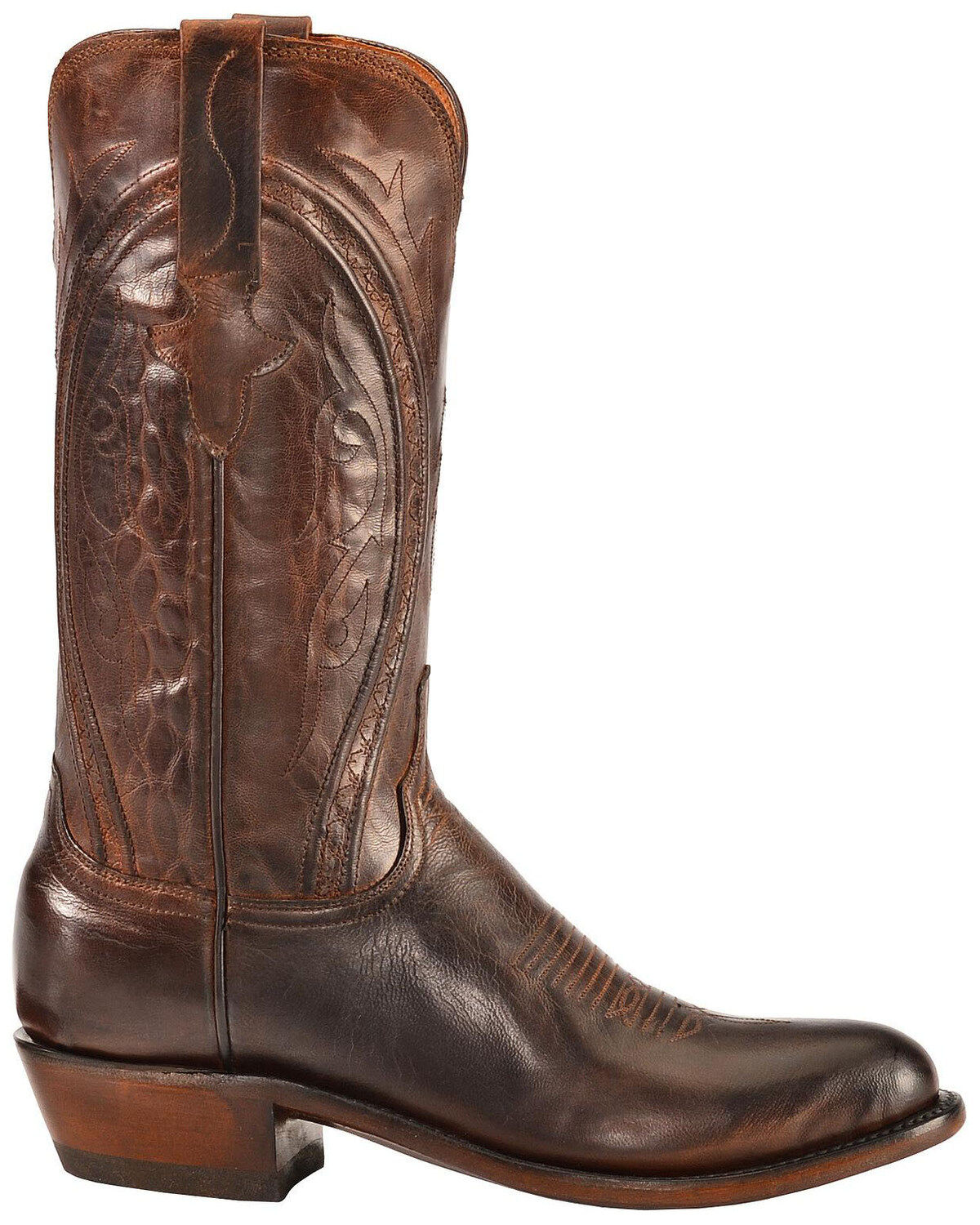 Image #3 - Lucchese Handmade Clint Heirloom Mad Dog Goat Boots- Round Toe, , hi-res
