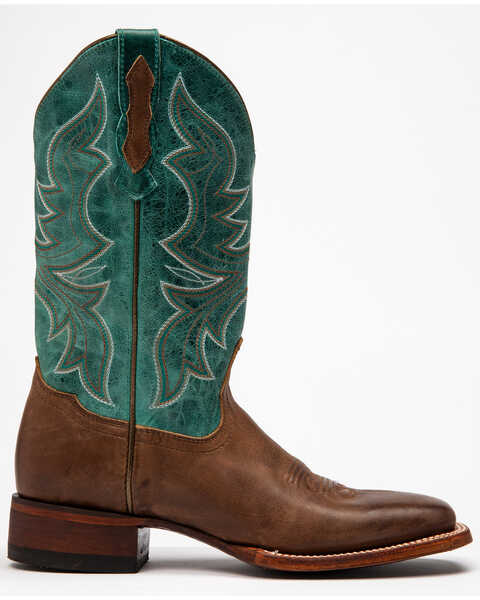 Image #2 - Shyanne Women's Blue Stryke Western Boots - Wide Square Toe, , hi-res
