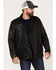 Image #1 - Moonshine Spirit Men's Glen Asymmetrical Moto Jacket, Black, hi-res