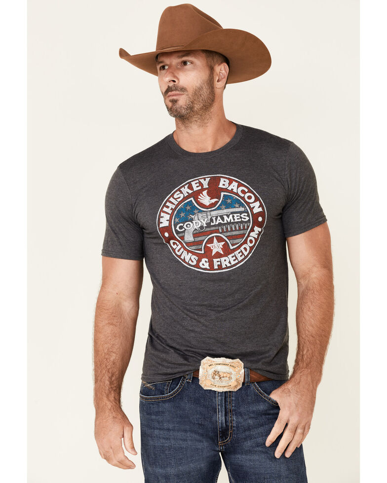 placere dæk Immunitet Cody James Men's Whiskey Bacon Graphic Short Sleeve T-Shirt | Boot Barn