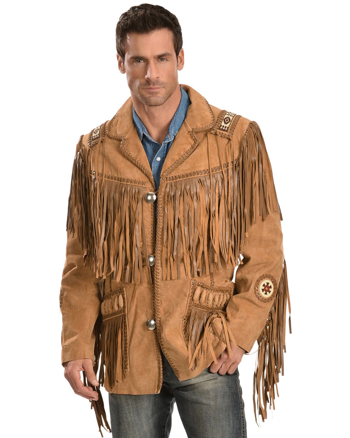 mens beaded jacket