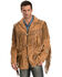 Scully Men's Hand Laced Bead Trim Coat, Buck Tan, hi-res