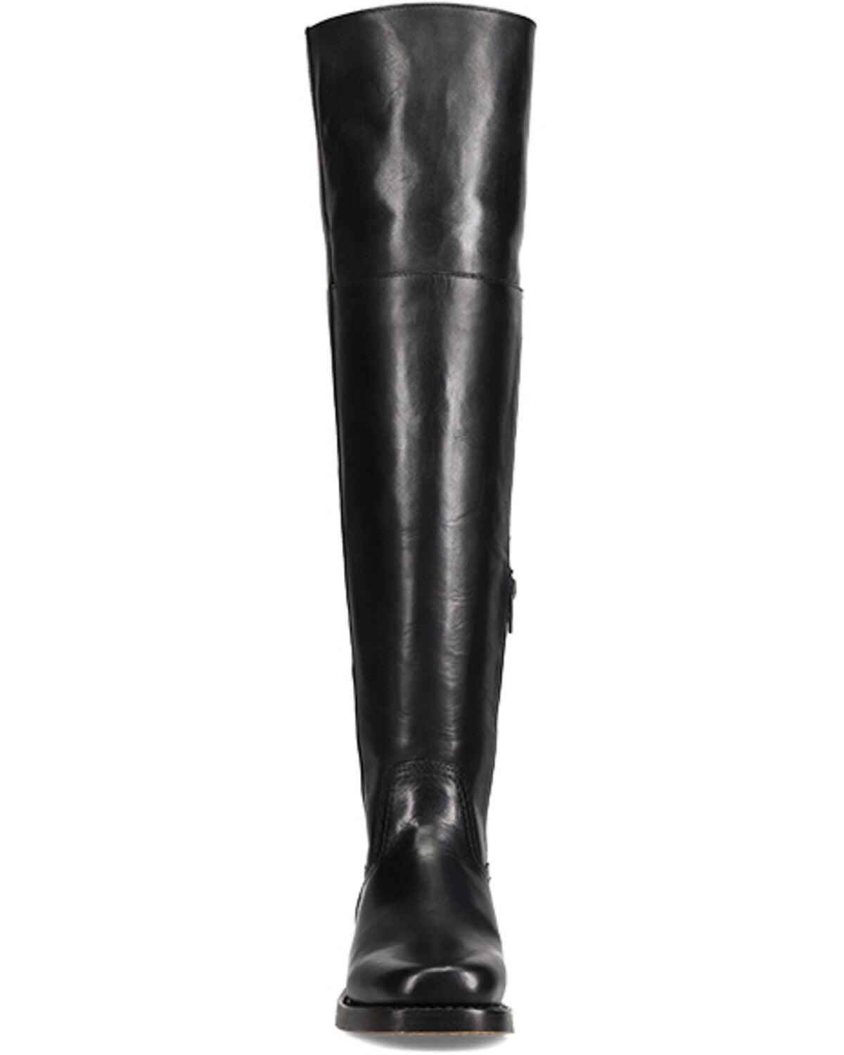 Image #5 - Frye Women's Campus Low Heel Over The Knee Fashion Boots - Round Toe, Black, hi-res