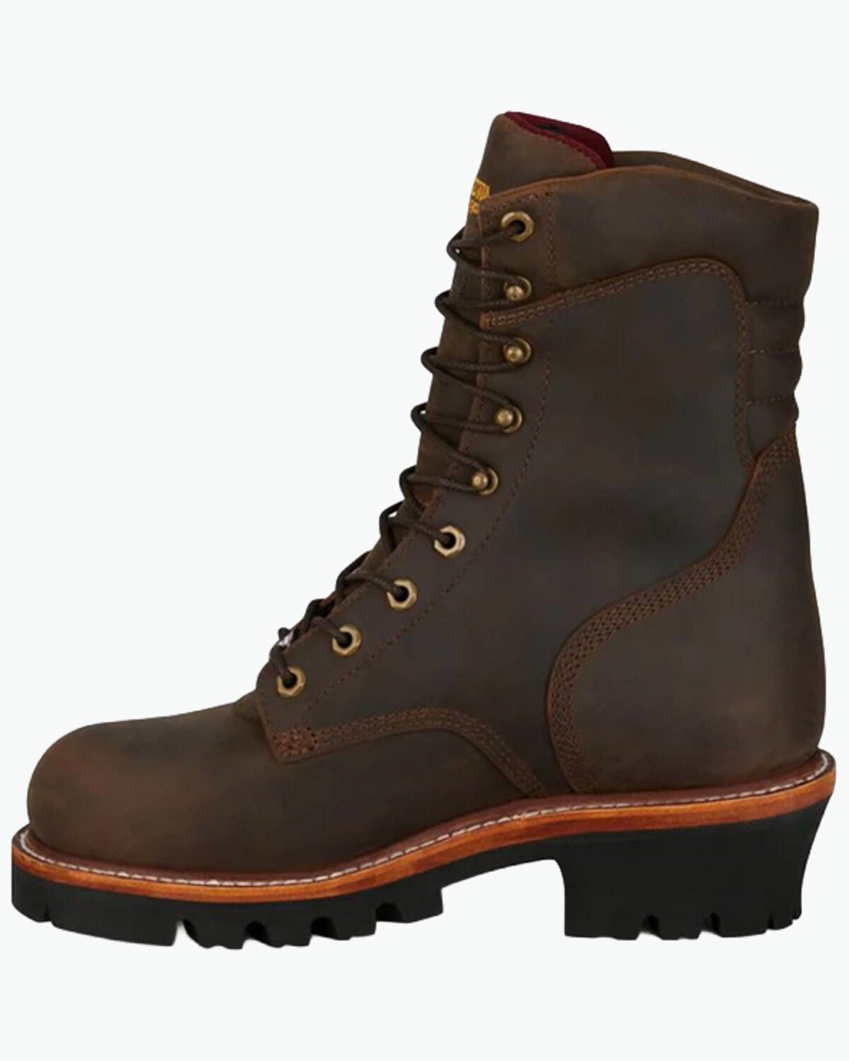 Image #3 - Chippewa Men's 9" Super Logger Waterproof Insulated Work Boots - Steel Toe, Brown, hi-res