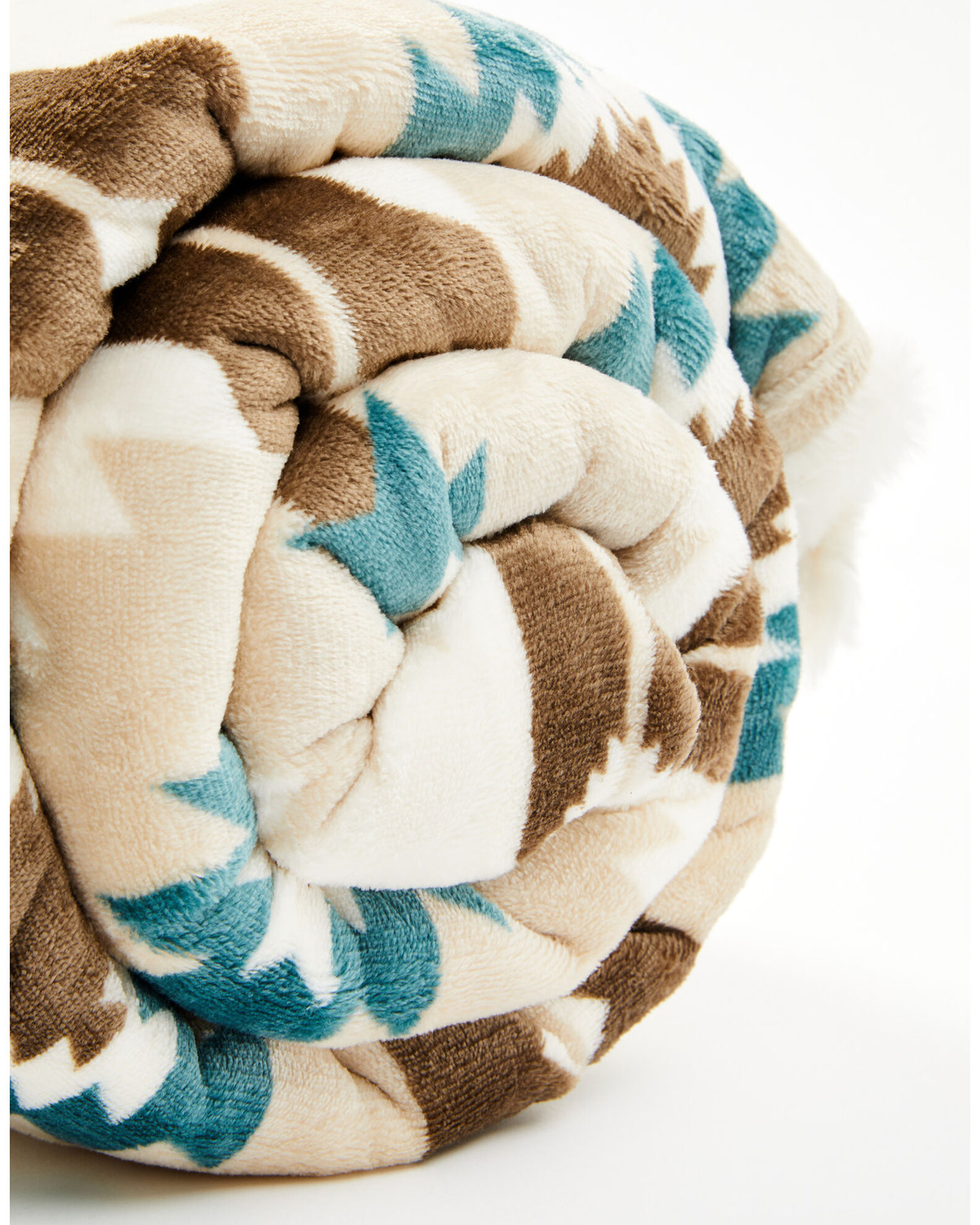 Boot Barn Ranch Southwestern Print Faux Fur Blanket