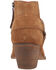 Image #5 - Dingo Women's Buckskin Western Fashion Booties - Snip Toe, Brown, hi-res