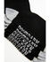 Image #2 - Boot Barn Kids' Basic Ultra Light Crew Socks - 3 Pack, Black, hi-res