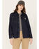 Image #1 - Carhartt Women's Relaxed Fit Midweight Denim Long Sleeve Work Shirt, Blue, hi-res
