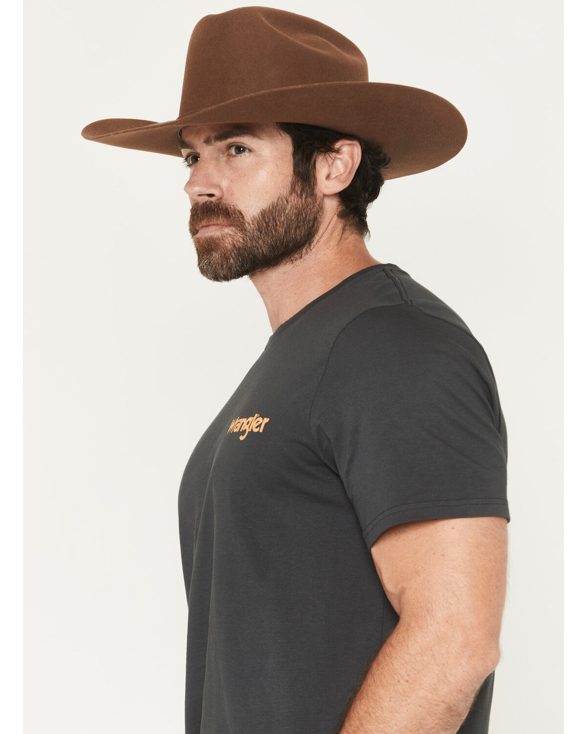 Image #3 - Wrangler Men's Neon Cowboy Short Sleeve Graphic T-Shirt, Black, hi-res