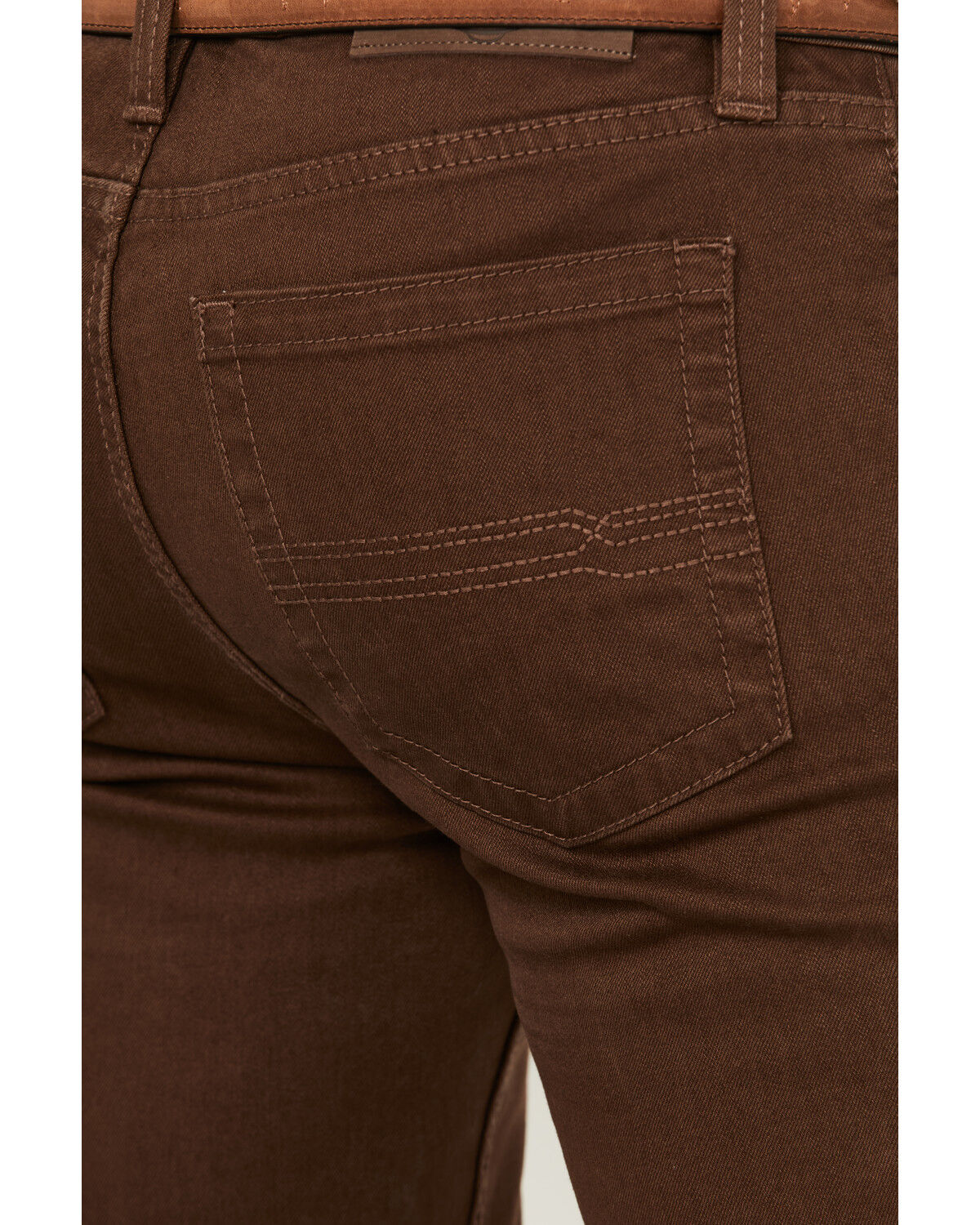 Image #4 - Cody James Men's Canyon Slim Straight Stretch Denim Jeans, Dark Brown, hi-res