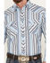 Image #3 - Wrangler Men's Silver Edition Striped Print Long Sleeve Snap Western Shirt, , hi-res