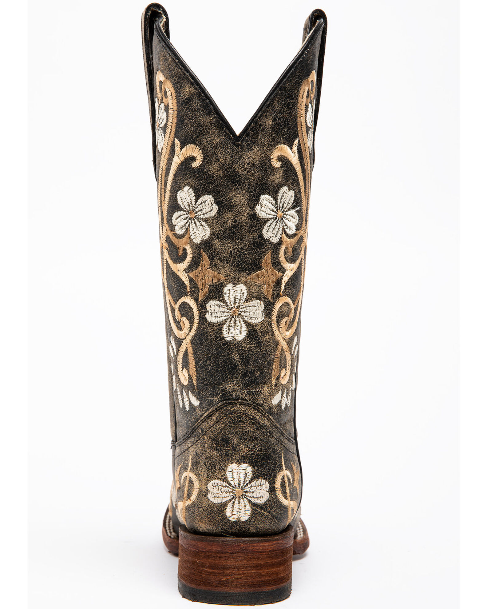 Circle G Floral Women s Leather Western Boots