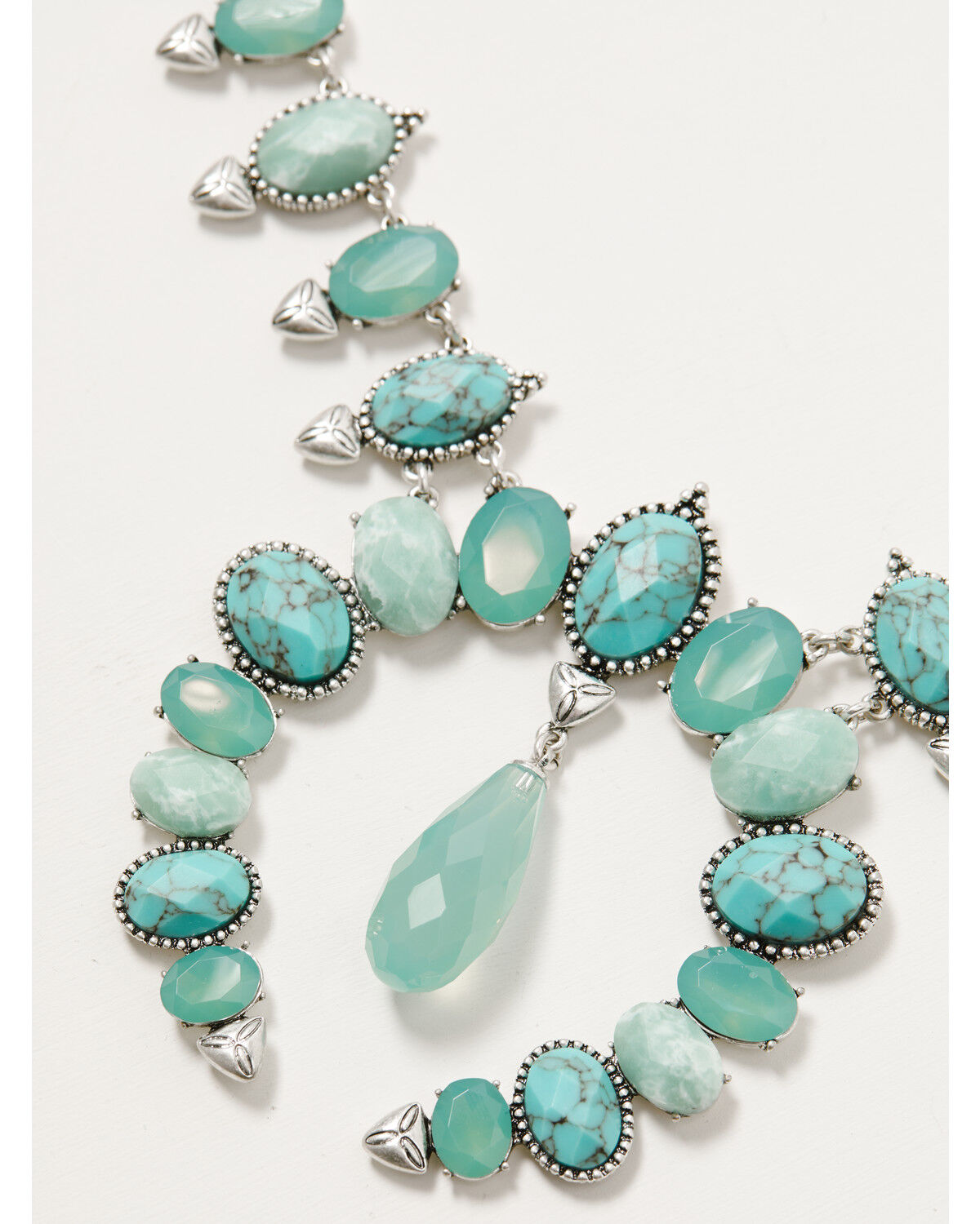 Image #2 - Lainey Wilson Women's Blue Moonshine Squash Blossom Statement Necklace, Silver, hi-res