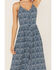 Rock & Roll Denim Women's Southwestern Print Sleeveless Midi Dress, , hi-res