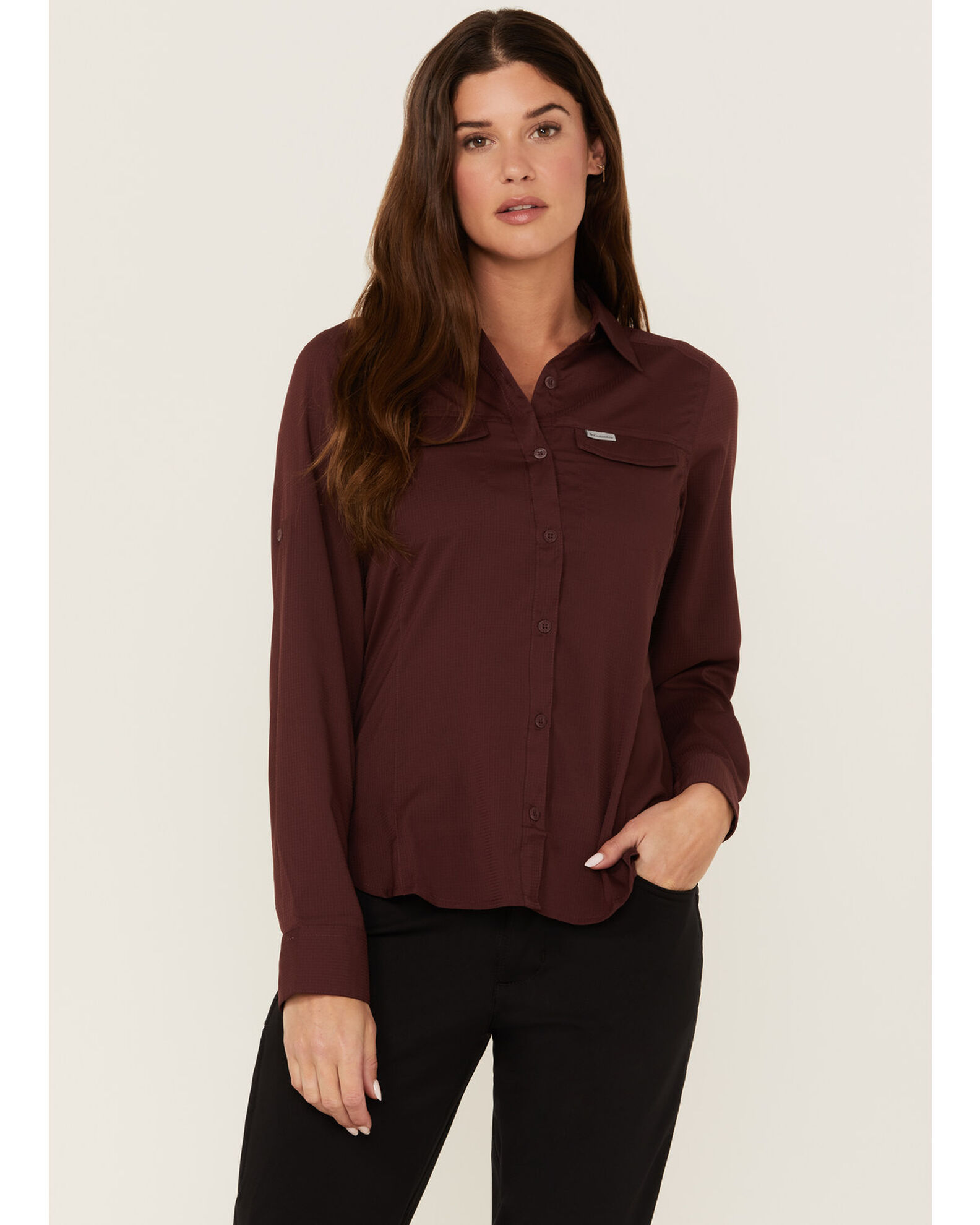 Columbia women's silver ridge top lite long sleeve shirt