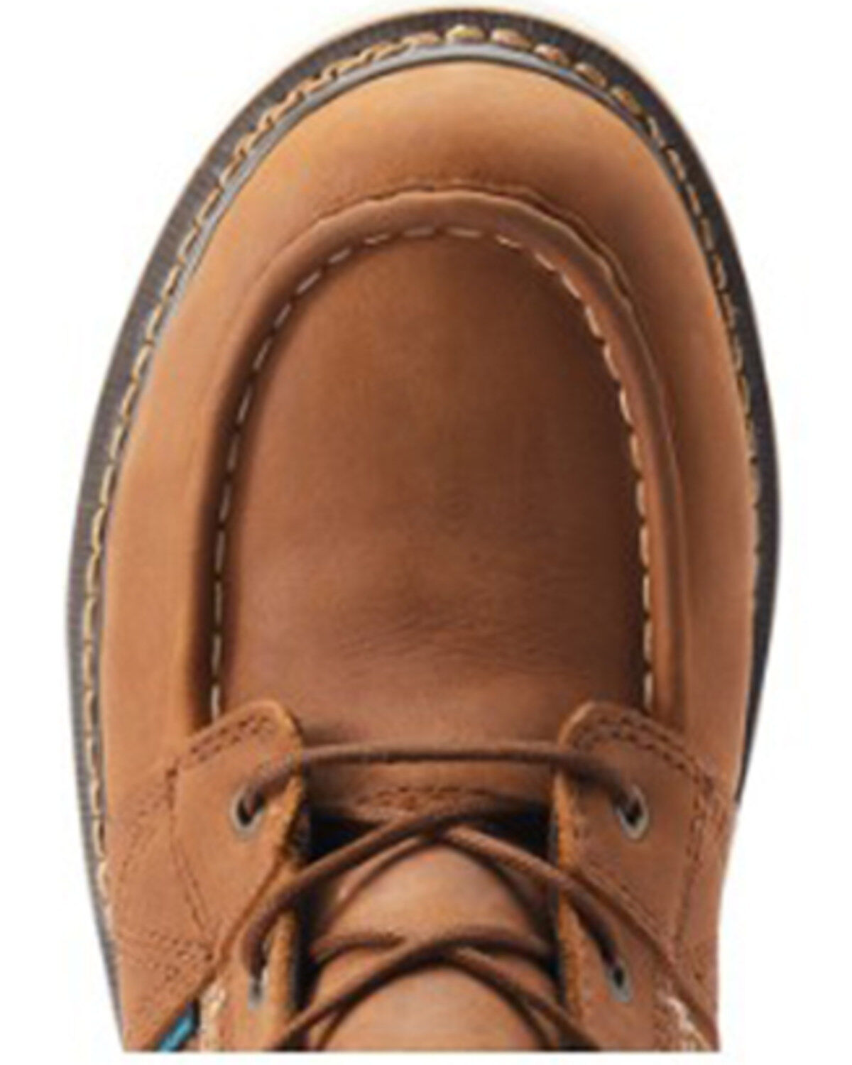 Image #4 - Ariat Men's Rebar 6" Waterproof Work Boots - Moc Toe, Brown, hi-res
