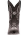 Durango Women's Crush Sterling Wildflower Western Booties - Snip Toe , Black, hi-res