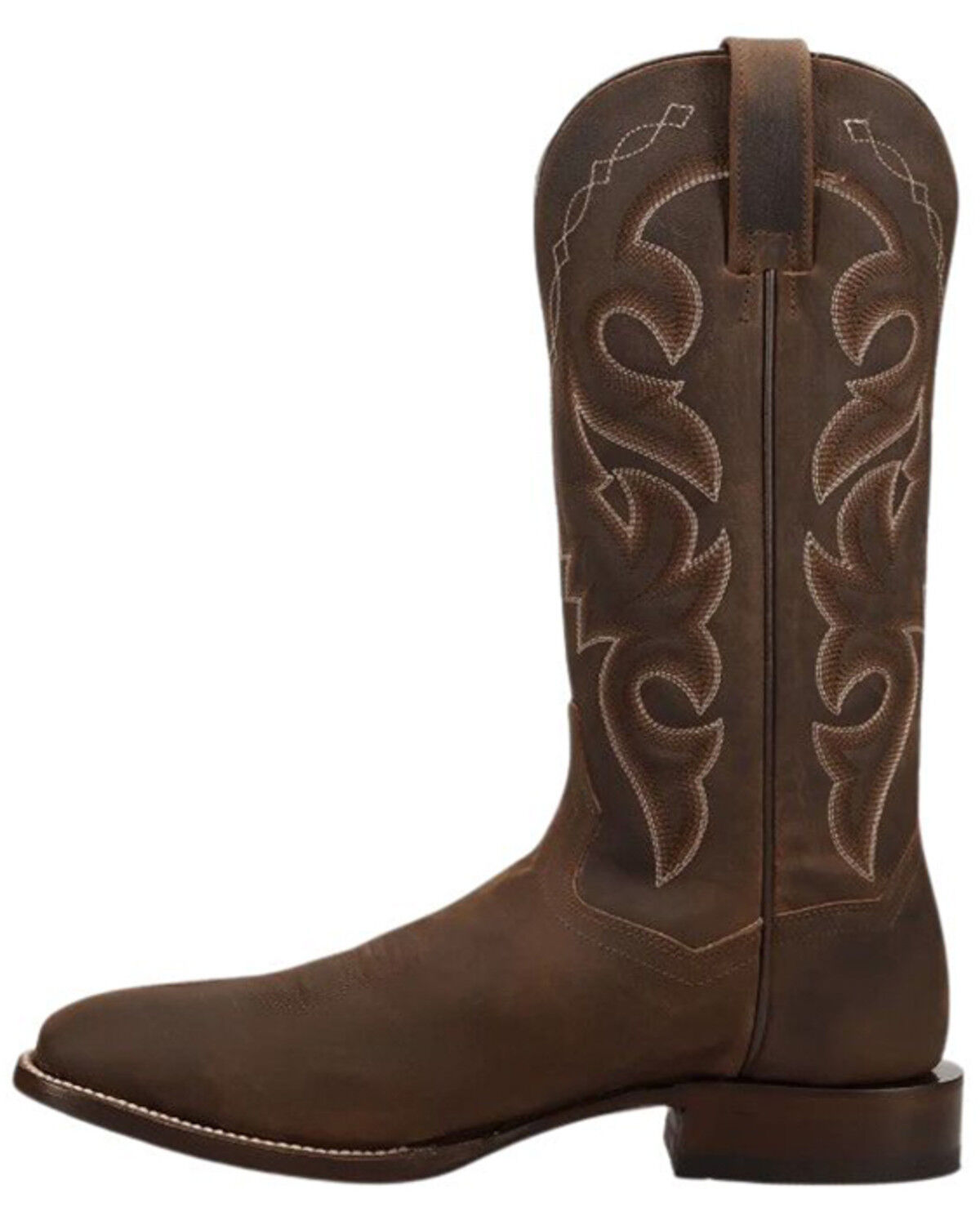 Image #3 - Dan Post Men's Remington Tall Western Boots - Square Toe, Brown, hi-res