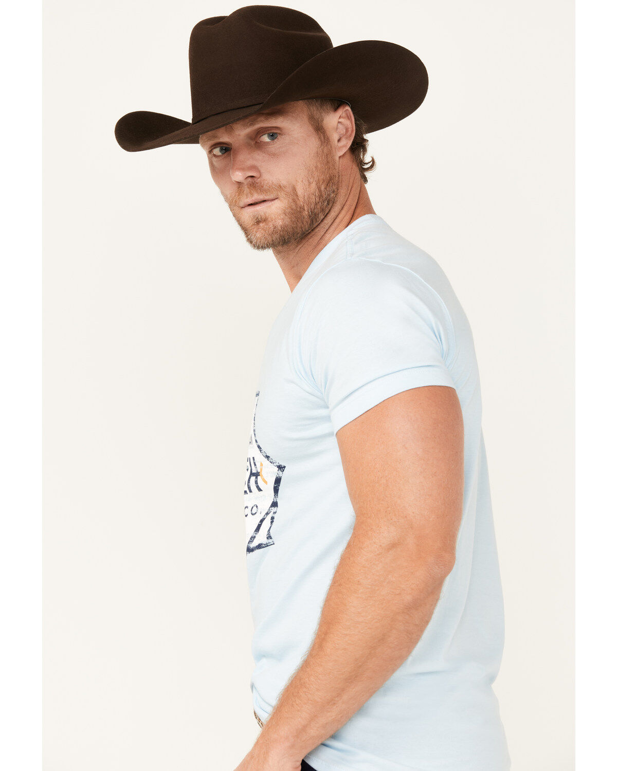 Image #2 - Cinch Men's Boot Barn Exclusive American Denim Co Diamond Short Sleeve Graphic T-Shirt, , hi-res