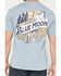 Image #4 - Blue Moon Men's Pocket Patch Short Sleeve Graphic T-Shirt, Light Blue, hi-res