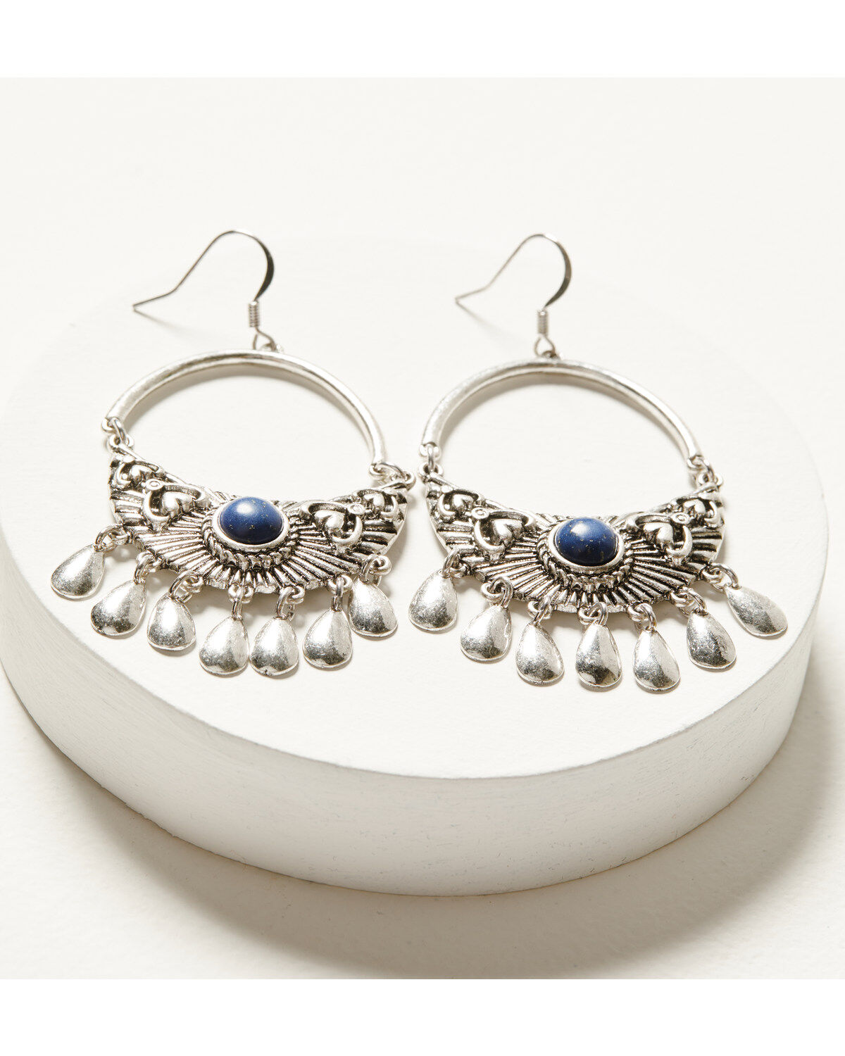 Image #1 - Shyanne Women's Monument Valley Silver Charm Earrings, Silver, hi-res