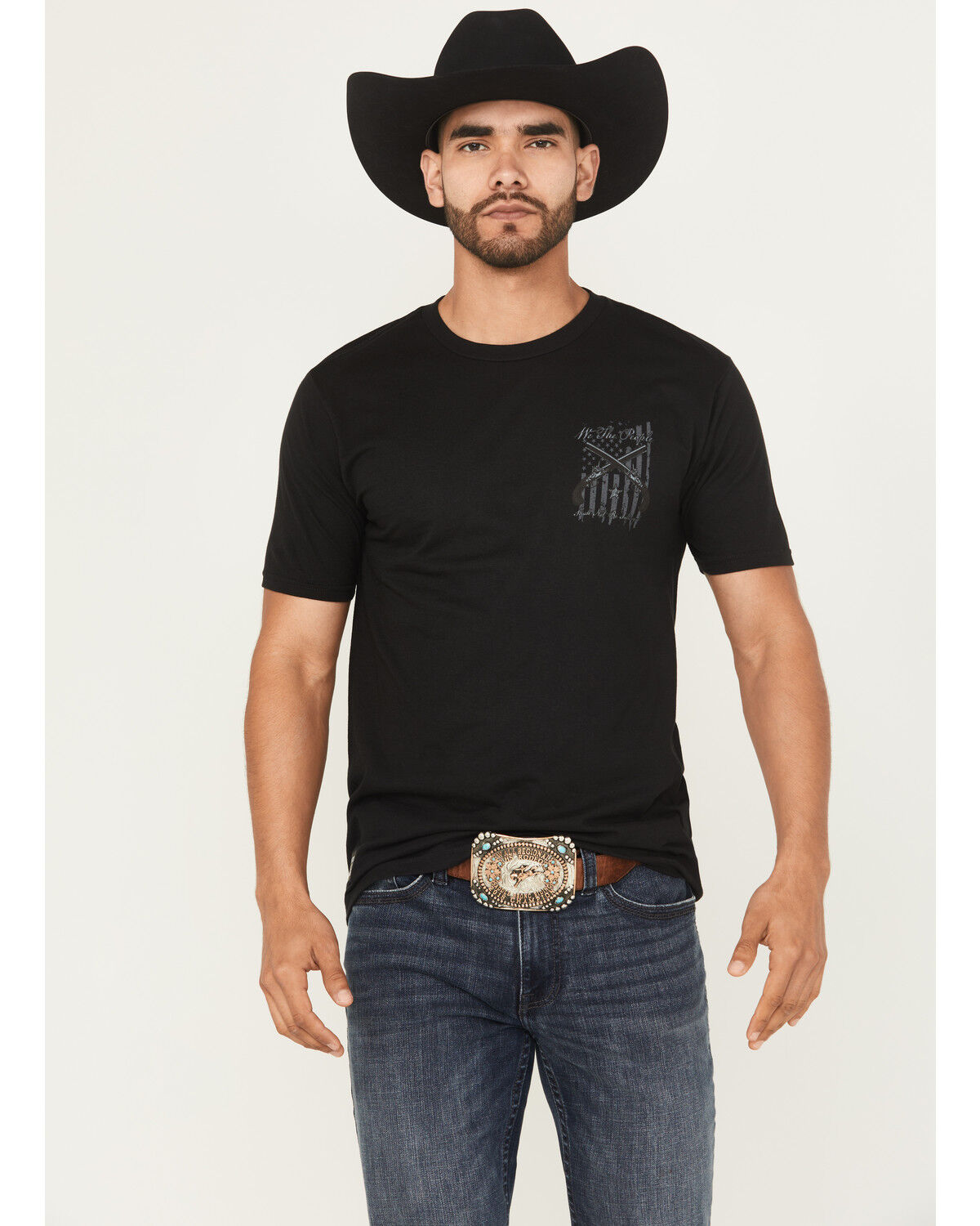 Product Name:  Howitzer Men's Musket Flag Short Sleeve Graphic T-Shirt