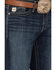 Cinch Men's Grant Dark Stonewash Relaxed Bootcut Stretch Performance Jeans, Indigo, hi-res